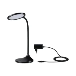 Lampe de bureau LED 15W 4000K 1200 lm Gradable - Noir mat - Mejan PAULMANN