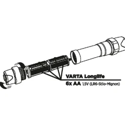 Lampe torche LED - indestructible - F30 PRO VARTA