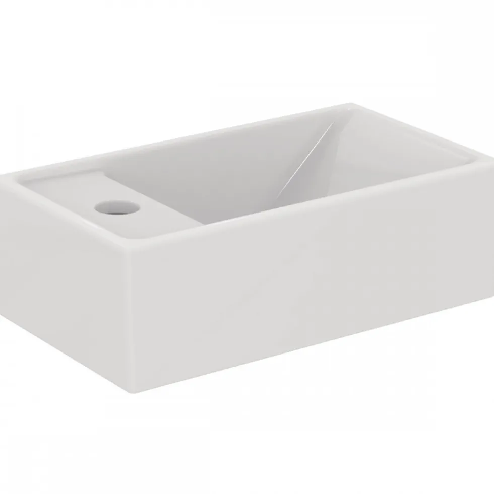 Lave-mains suspendu - rectangulaire - 37 x 21 cm - Tempo IDEAL STANDARD