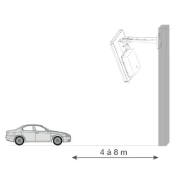 Lecteur RFID longue portée UHF ASUR8 Wiegland - portée de 4 à 8 m Izyx