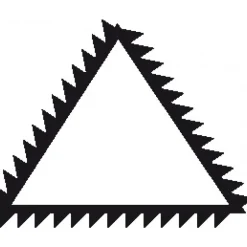 Lime d'affûtage tiers-points angles vifs sans manche - effilée mi-douce SAM OUTILLAGE