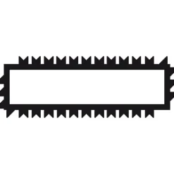 Lime pour métaux tendres plate mi-douce sans manche - longueur 300 mm SAM OUTILLAGE