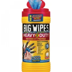 Lingettes industrielles épaisses Big Wipes - tube de 100 lingettes Big Wipes