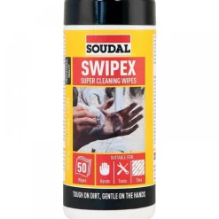 Lingettes nettoyantes pour mastics, mousses PU et colles SWIPEX SOUDAL