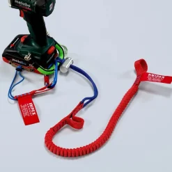 Longe de fixation en tissu plissé pour outils 6kg - longueur 900 mm KNIPEX