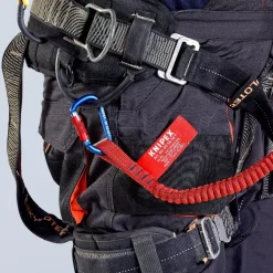 Longe pour outils avec mousqueton fixe - en tissu plissé - 900 mm KNIPEX