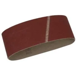 Lot de 2 bandes abrasives pour combiné ponceuse LOPON150 LEMAN