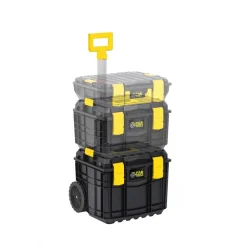 Lot de 3 caisses de transports empilables FARTOOLS