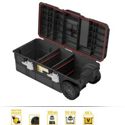 Lot de 2 caisses de transport STORAGEHUB 42L et 48L PEUGEOT
