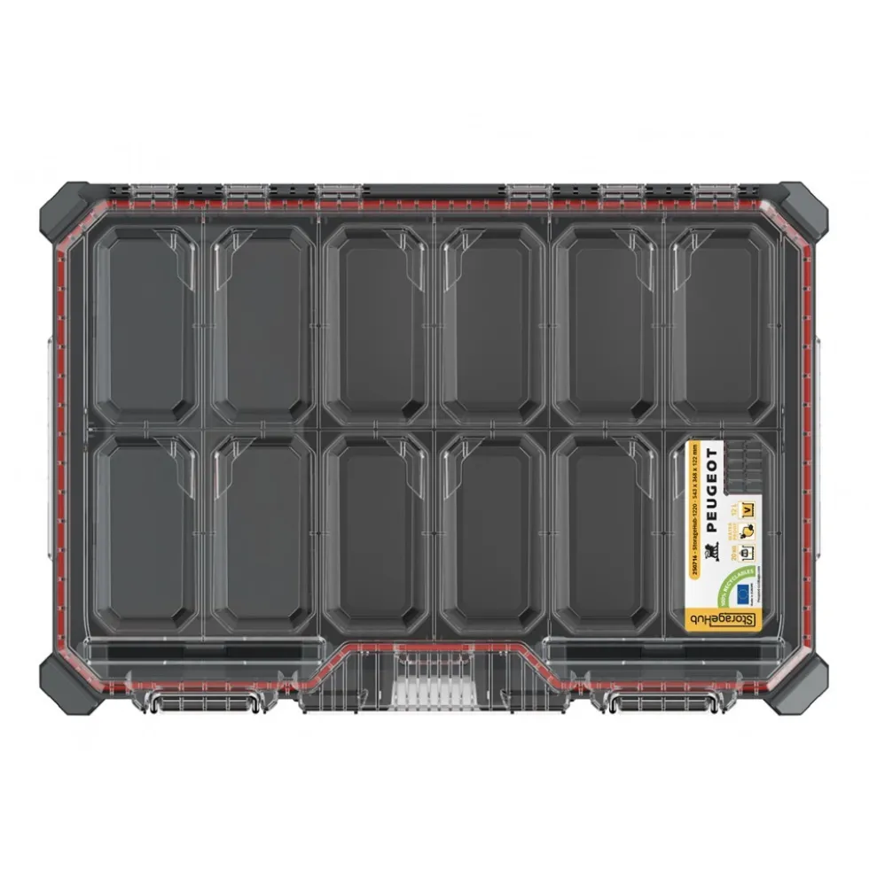 Lot de 2 caisses de transport STORAGEHUB 12L et 48L PEUGEOT