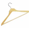 Lot de 3 cintres bois verni ROZENBAL