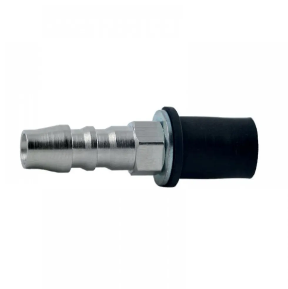 Lot de 5 raccords d'évacuation auto-étanche diamètre 6 mm SAUERMANN