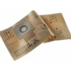 Lot de 5 sacs papier FIS-CT 17/5 pour aspirateur CT 17 E - 769136 FESTOOL