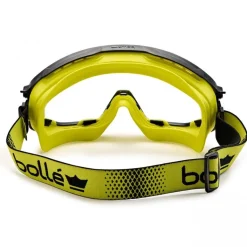 Lunettes-masque transparent / aéré Universal - bandeau jaune et noir BOLLÉ