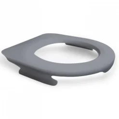 Lunette wc clipsable - 100 % hygiénique - gris PAPADO