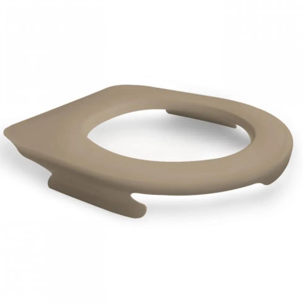 Lunette wc clipsable - 100 % hygiénique - beige PAPADO