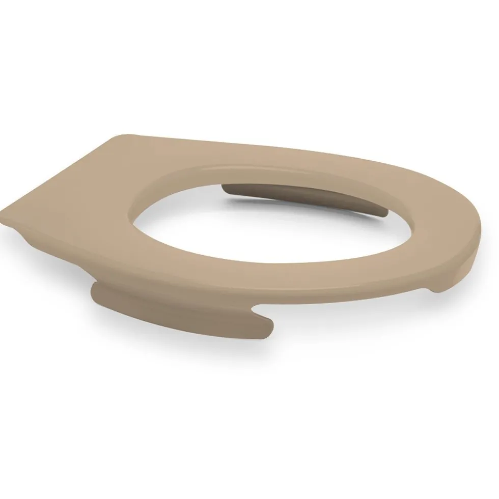 Lunette wc clipsable - 100 % hygiénique - beige PAPADO