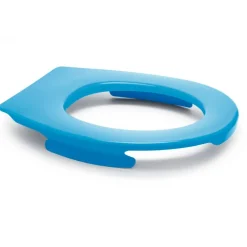 Lunette wc clipsable - 100 % hygiénique - bleu PAPADO