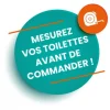 Lunette wc clipsable - 100 % hygiénique - violet PAPADO