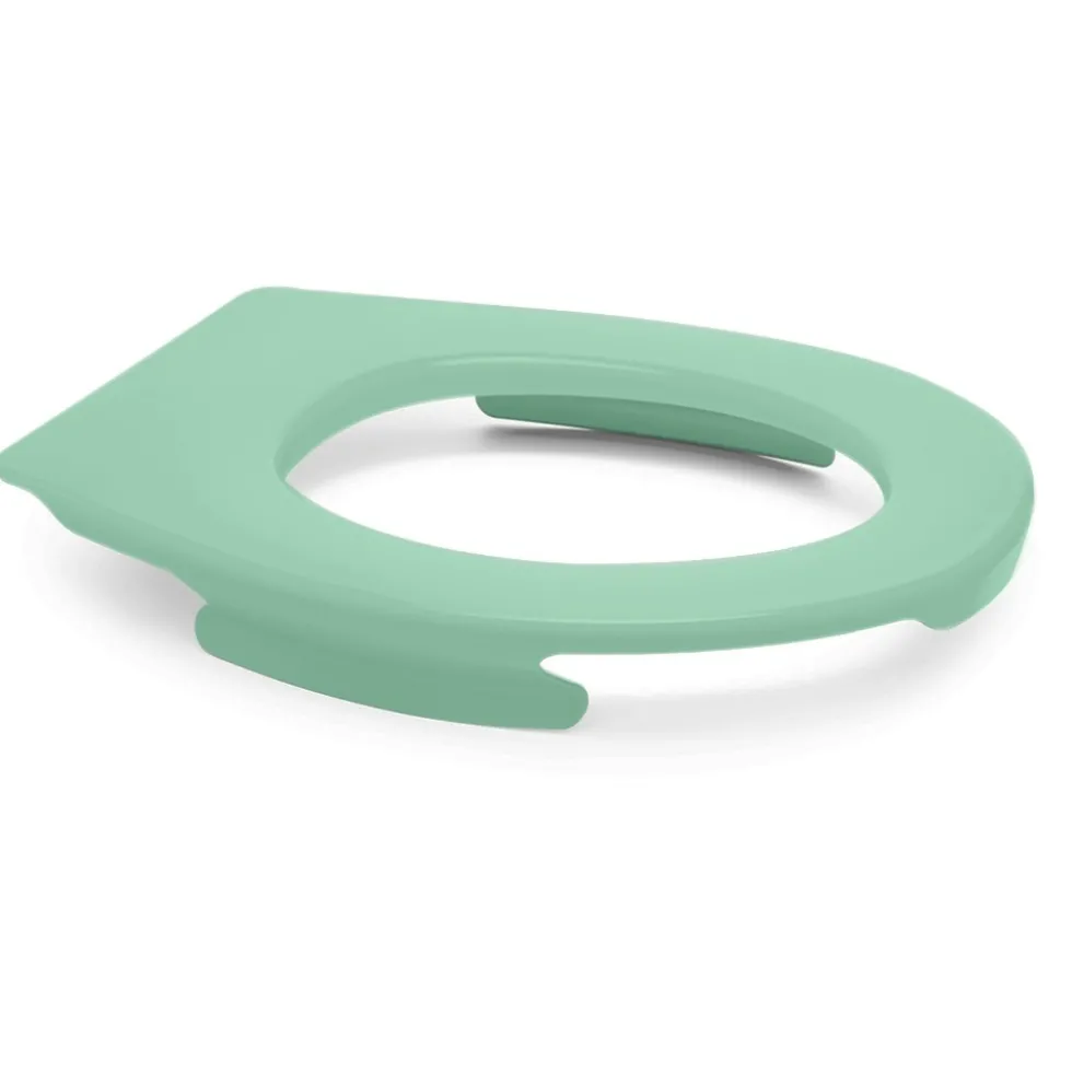 Lunette WC clipsable 100% hygiénique - Vert Amande PAPADO