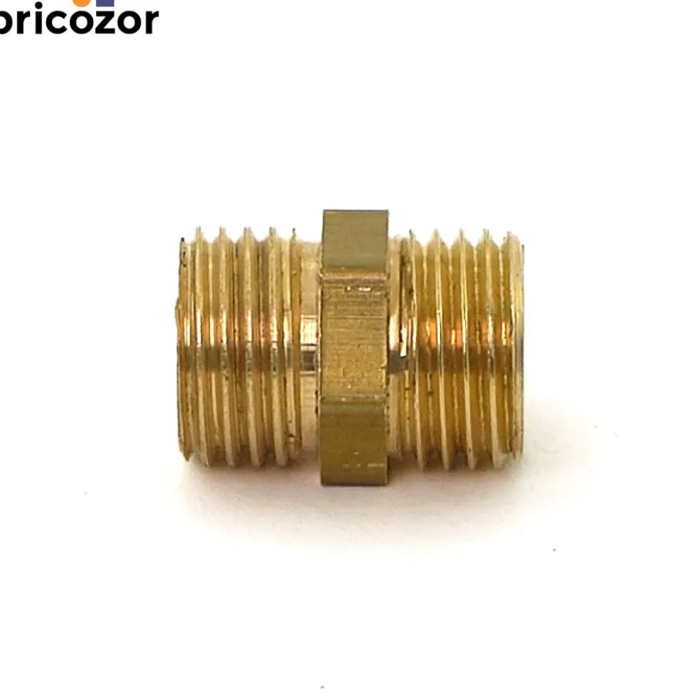Mamelon laiton égal mâle / mâle BRICOZOR
