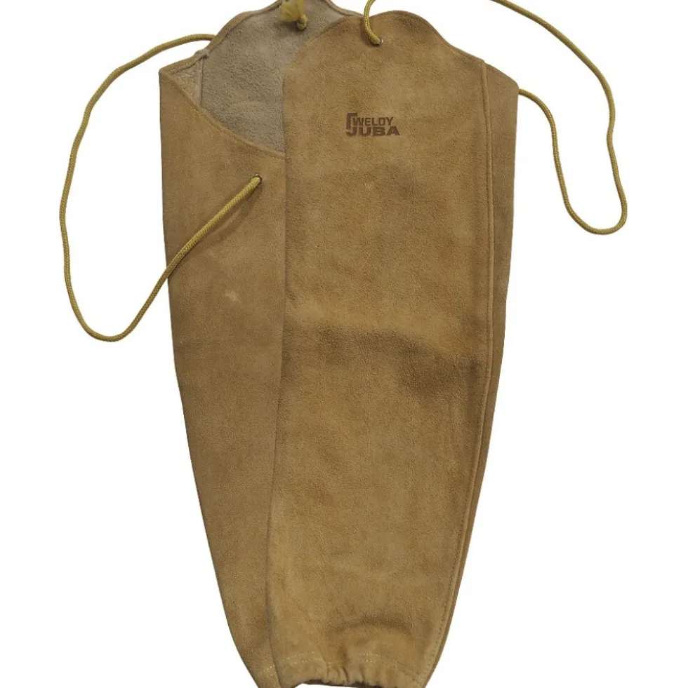 Manchettes en cuir pour soudeur CAT II - 251H WELDY - longueur 62 cm JUBA