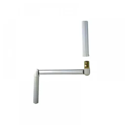 Manivelle pour tringle de manœuvre Ø12 mm - longueur 410 mm Interges