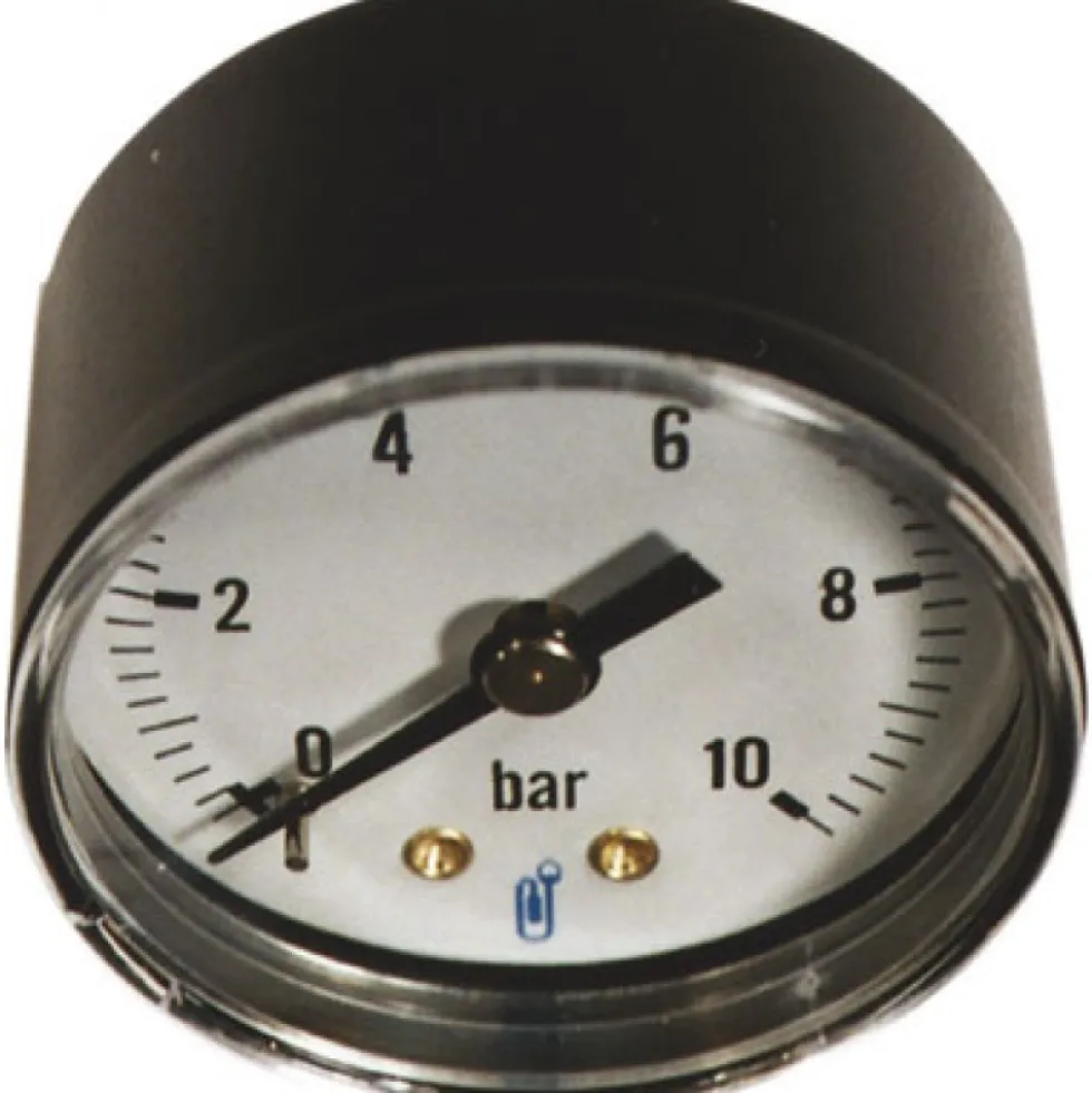 Manomètre à boîtier sec en ABS - diamètre 50 mm DISTRILABO