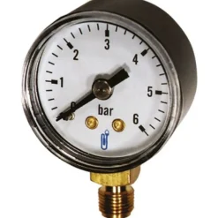 Manomètre vertical à boîtier sec en ABS - diamètre 63 mm - 8x13mm DISTRILABO