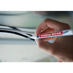 Marqueur industrie E-8046 sans amorçage résistant à l'abrasion - pointe 1-3 mm EDDING