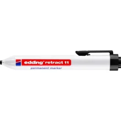 Marqueur noir permanent avec mine rétractable E-11 EDDING