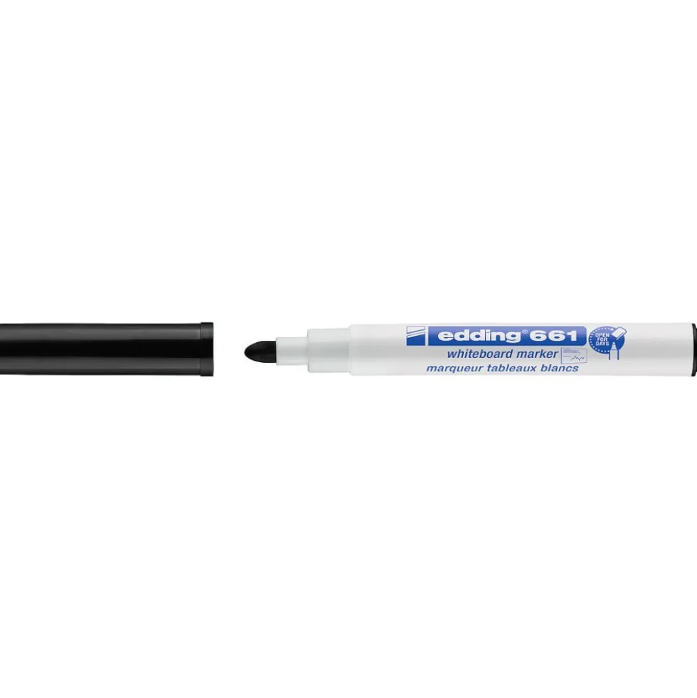 Marqueur pour tableaux blancs - pointe ogive - E 661 - par 10 EDDING