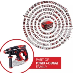 Marteau perforateur sans fil TP-HD 18/22 D Li BL - Solo - Power X-Change EINHELL PROFESSIONAL