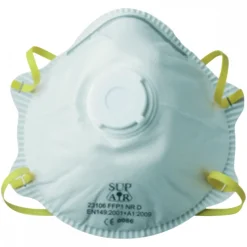 Masques FFP1 NR D SL coqués avec valve - boîte de 10 pièces Coverguard