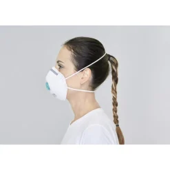 Masques respiratoires coqués avec valve FFP3 BLS 103 V NR D - x10 BLS