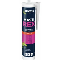 Mastic-colle néoprène - cartouche 310 ml - 12 pièces - Mastirex BOSTIK