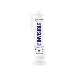 Mastic polymère joint sanitaire L'INVISIBLE BOSTIK