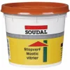 Mastic vitrier - à l'huile de lin - couleur acajou SOUDAL