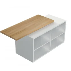Mécanisme Hynge - Float and Swivel pour plan de travail rotatif sur rails Hynge