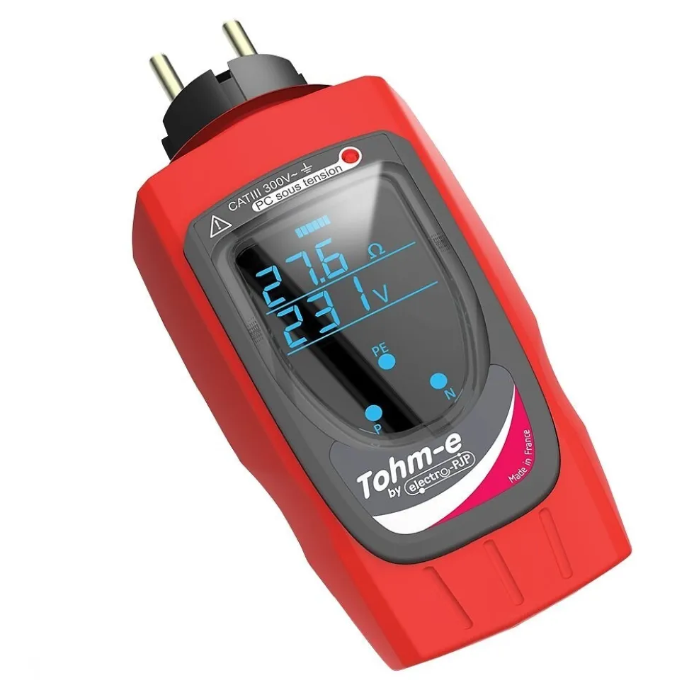 Mesureur de boucle de terre et test de différentiel - TOHME Electro-PJP