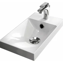 Meuble lave-mains suspendu Palerme blanc - 40x60 cm Néova