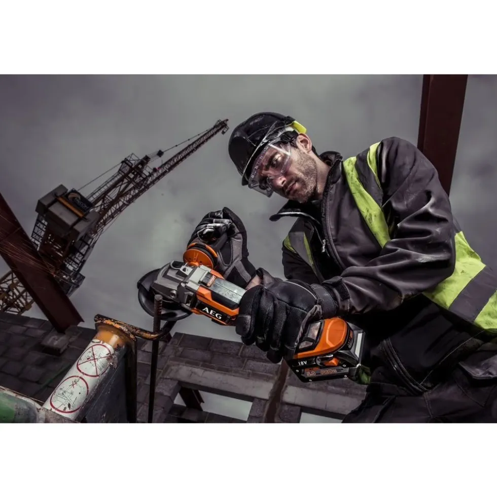 Meuleuse d'angle 125 mm brushless 18V - Pro 18V - BEWS18-125BL-0 AEG Powertools