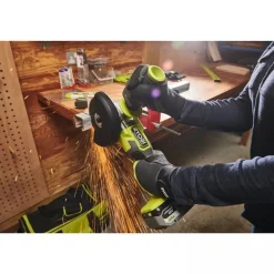 Meuleuse d'angle 125mm 18V ONE+™ Brushless + 1 batterie 4Ah - RAG18BL-1C40SL RYOBI