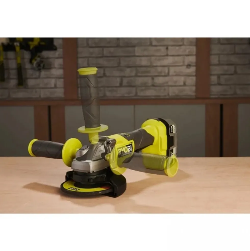 Meuleuse d'angle 125mm 18V ONE+™ Brushless + 1 batterie 4Ah - RAG18BL-1C40SL RYOBI