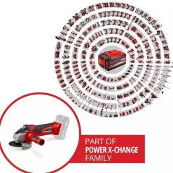 Meuleuse d'angle sans fil - TC-AG 18/115 Li-Solo - Power X-Change EINHELL