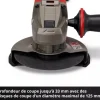 Meuleuse d’angle sans fil - TE-AG 18/125-2 Li (1x4,0 Ah) - Power X-Change EINHELL