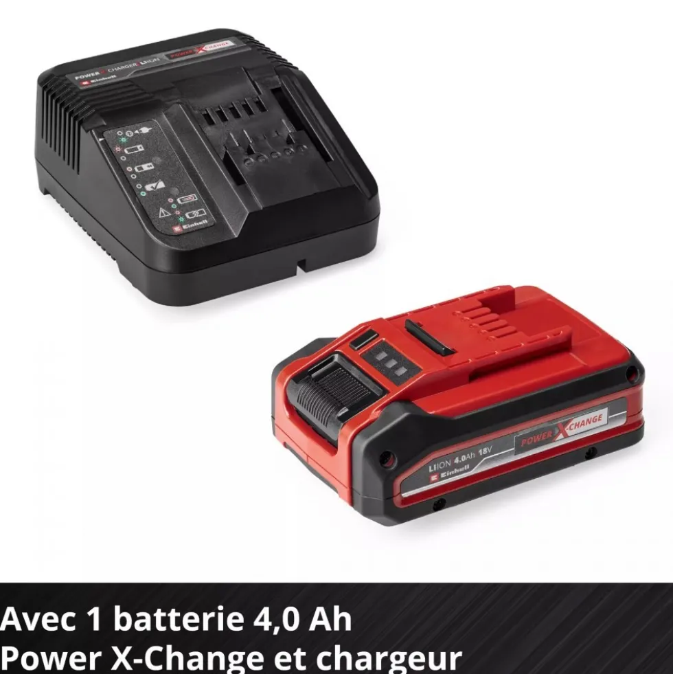 Meuleuse d’angle sans fil - TE-AG 18/125-2 Li (1x4,0 Ah) - Power X-Change EINHELL