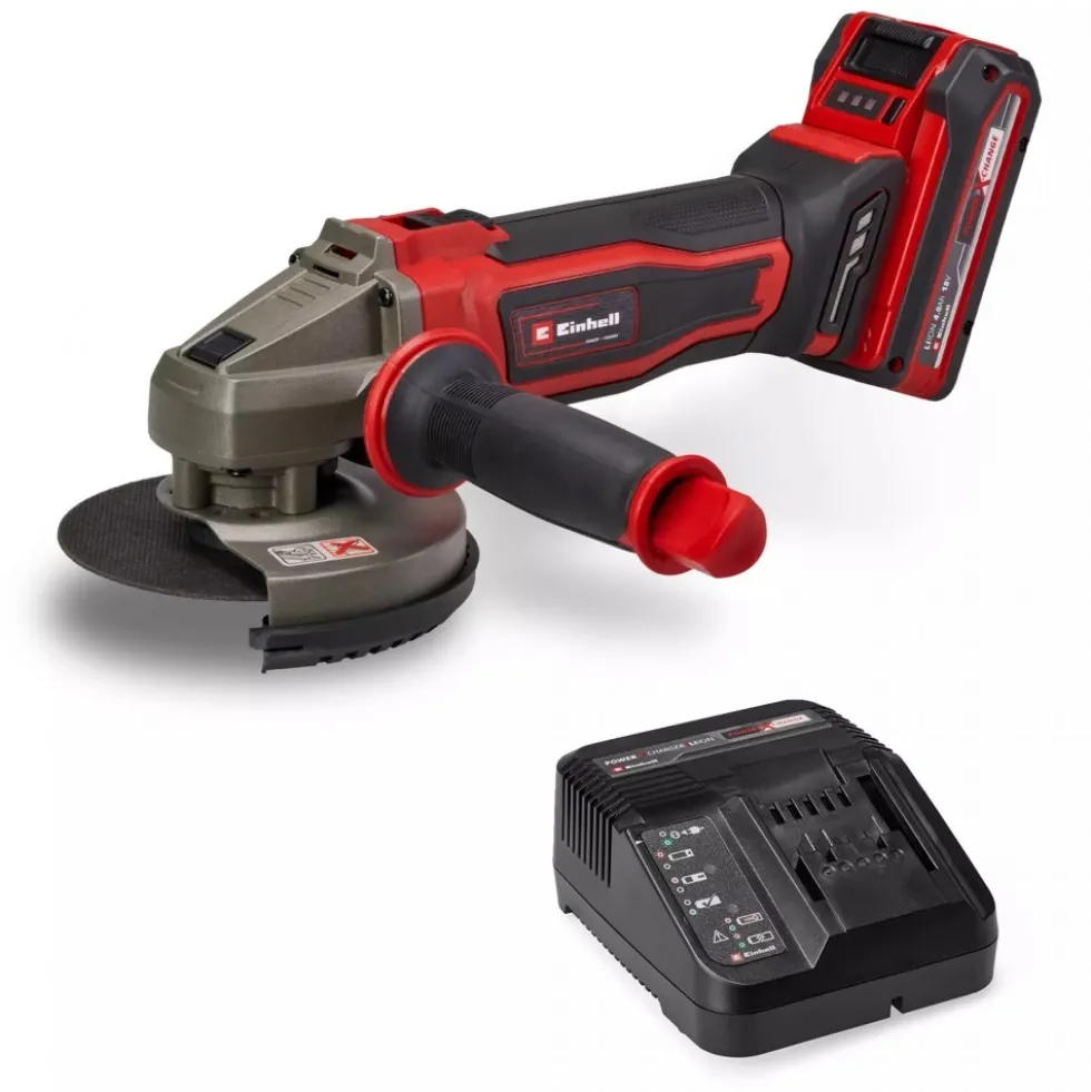 Meuleuse d’angle sans fil - TE-AG 18/125-2 Li (1x4,0 Ah) - Power X-Change EINHELL