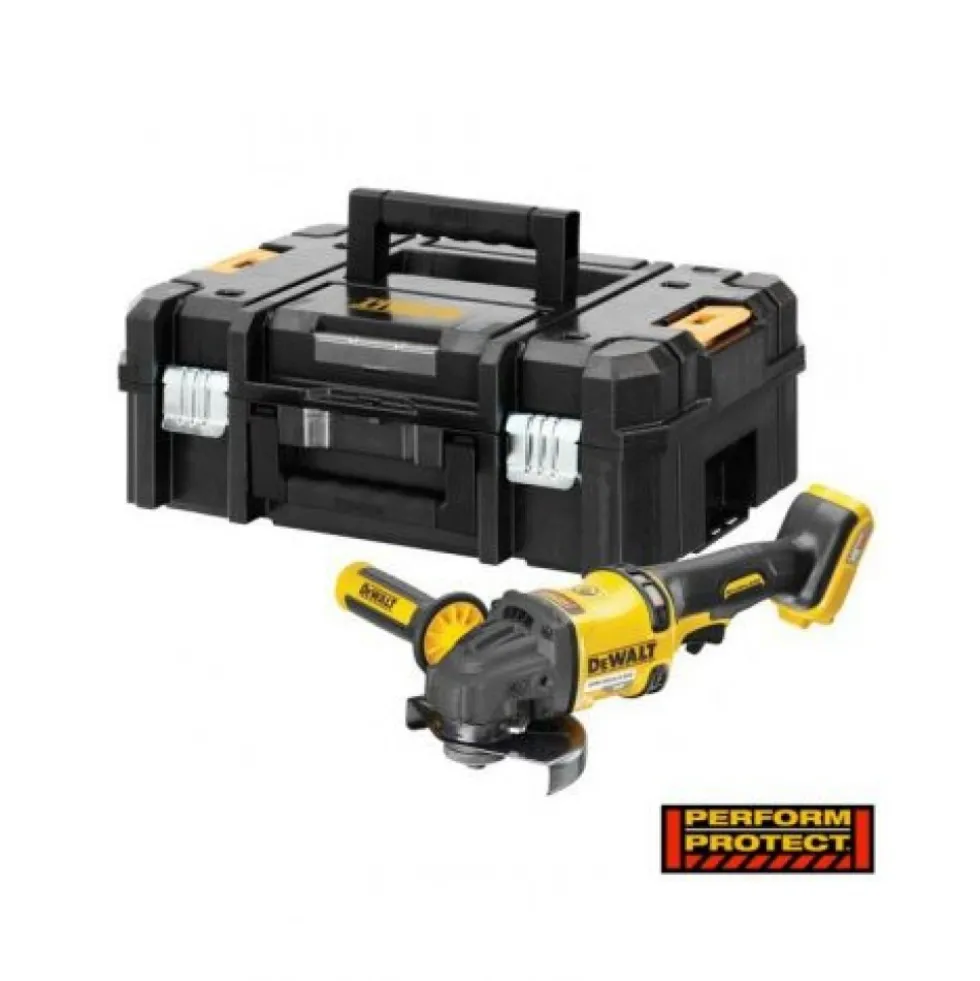 Meuleuse sans fil 54V 125mm - Flexvolt T-Stak - DCG418NT-XJ - Solo DEWALT