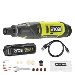 Mini outil multifonctions 4V USB Lithium (1x2.0Ah) + 15 accessoires - RRT4-120GA15 RYOBI